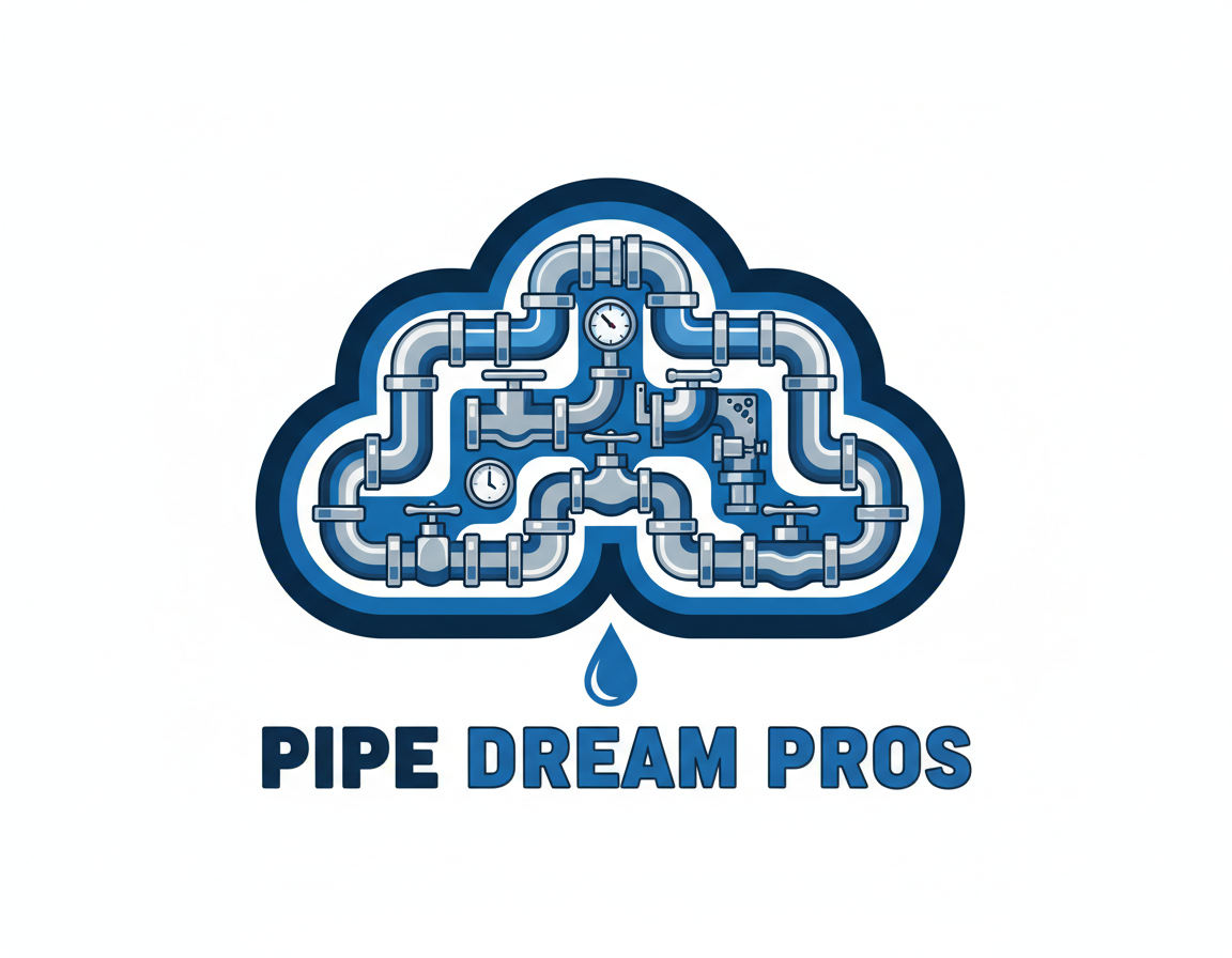 Option B – Pipes-as-Cloud logo concept