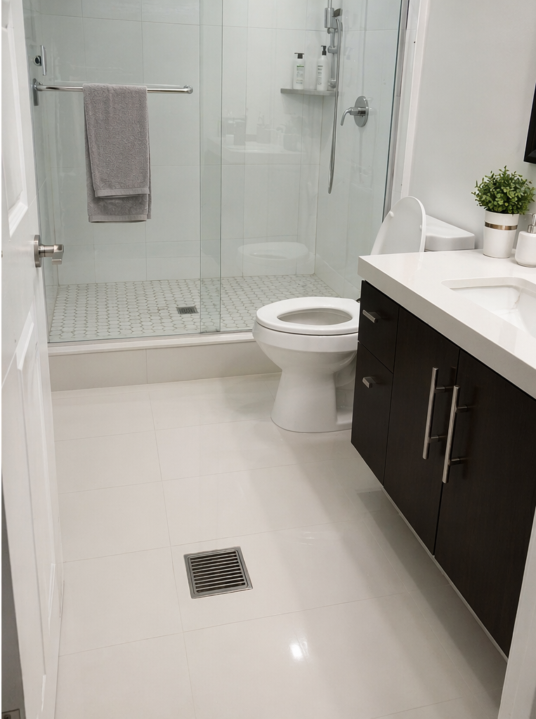 After: Toilet Overflow Repair Oshawa