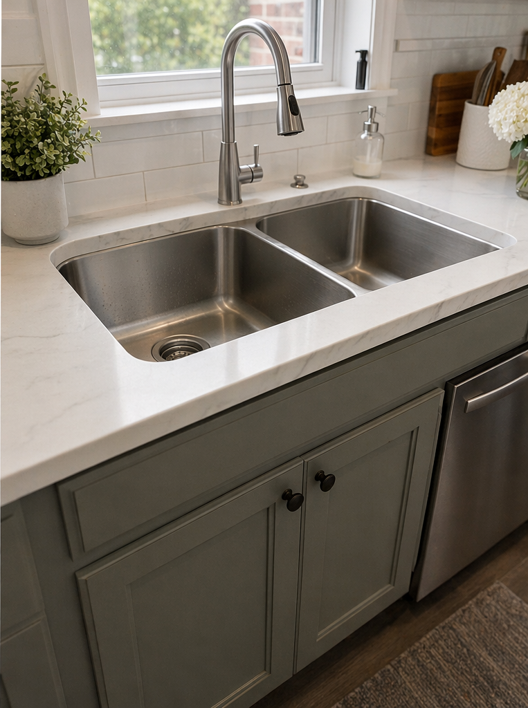 After: Kitchen Sink Drain Cleaning Oshawa